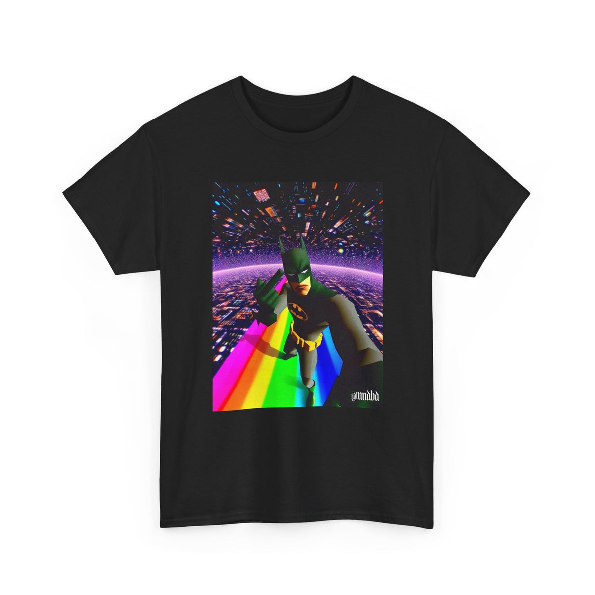 Batman Flips Off Reality On Psychedelic Tee