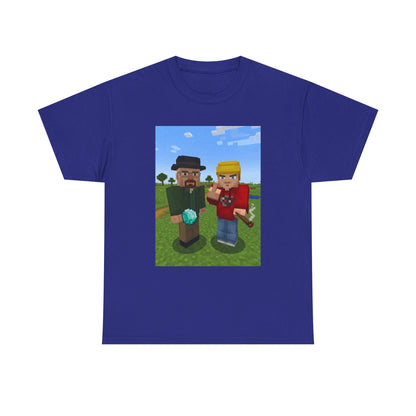 Pixelated Duo In The Green Field Tee
