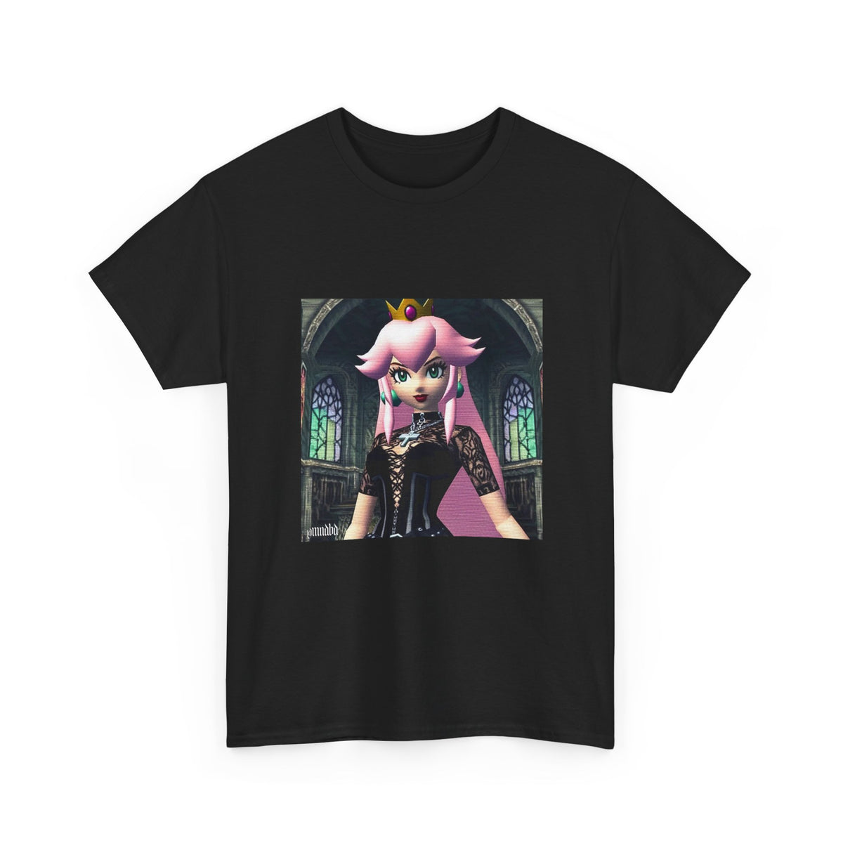 Goth Princess Peach In The Castle Tee