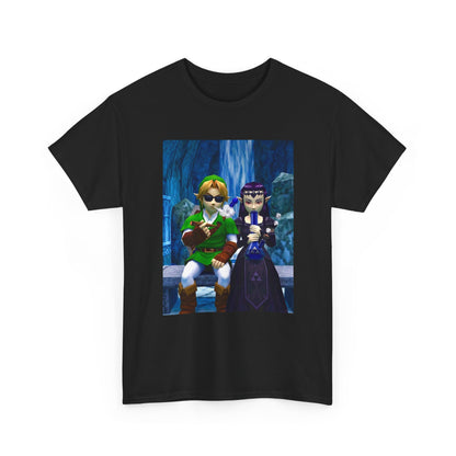 Hero and Princess Taking A Hit Tee