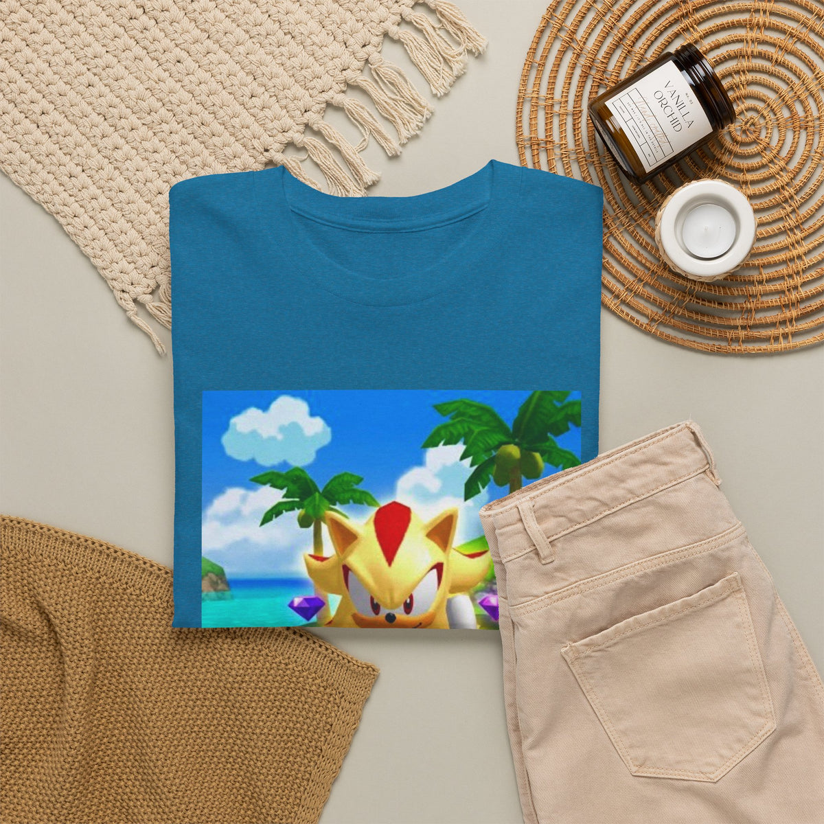 Super Shadow Flipping The Bird Tee