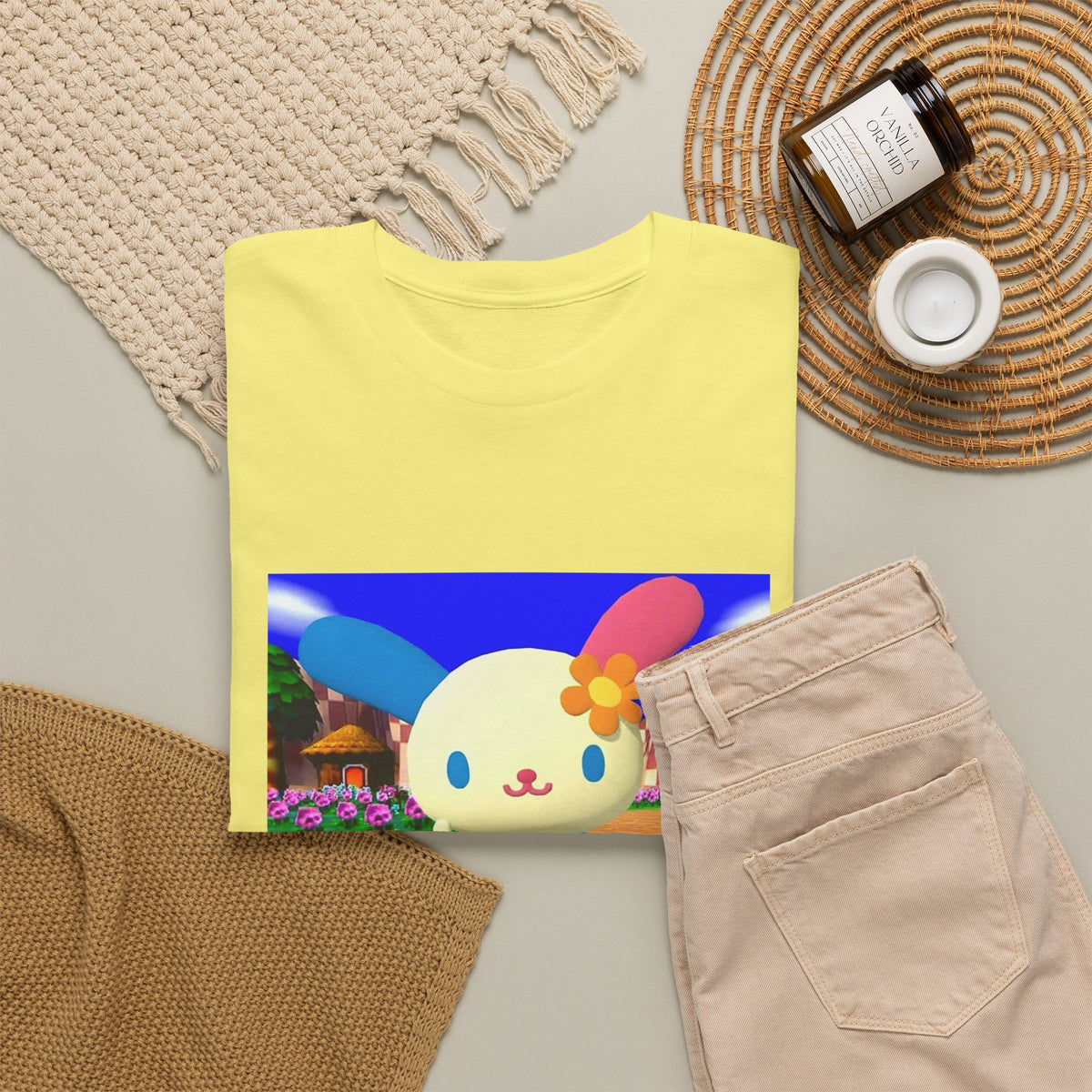 Cute Bunny Giving The Finger Tee