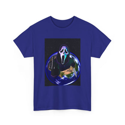Ghostface Flipping Off The Earth Tee