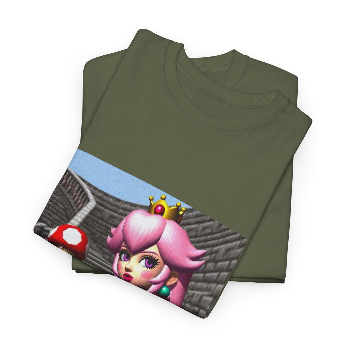 Gothic Princess Peach With Mushroom Tee