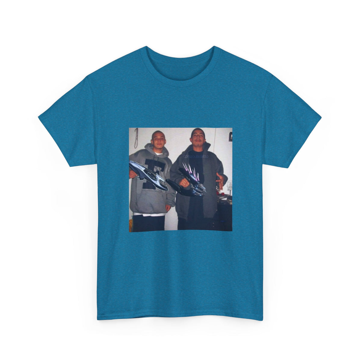 Midnight Leaf Pulse Graphic Tee
