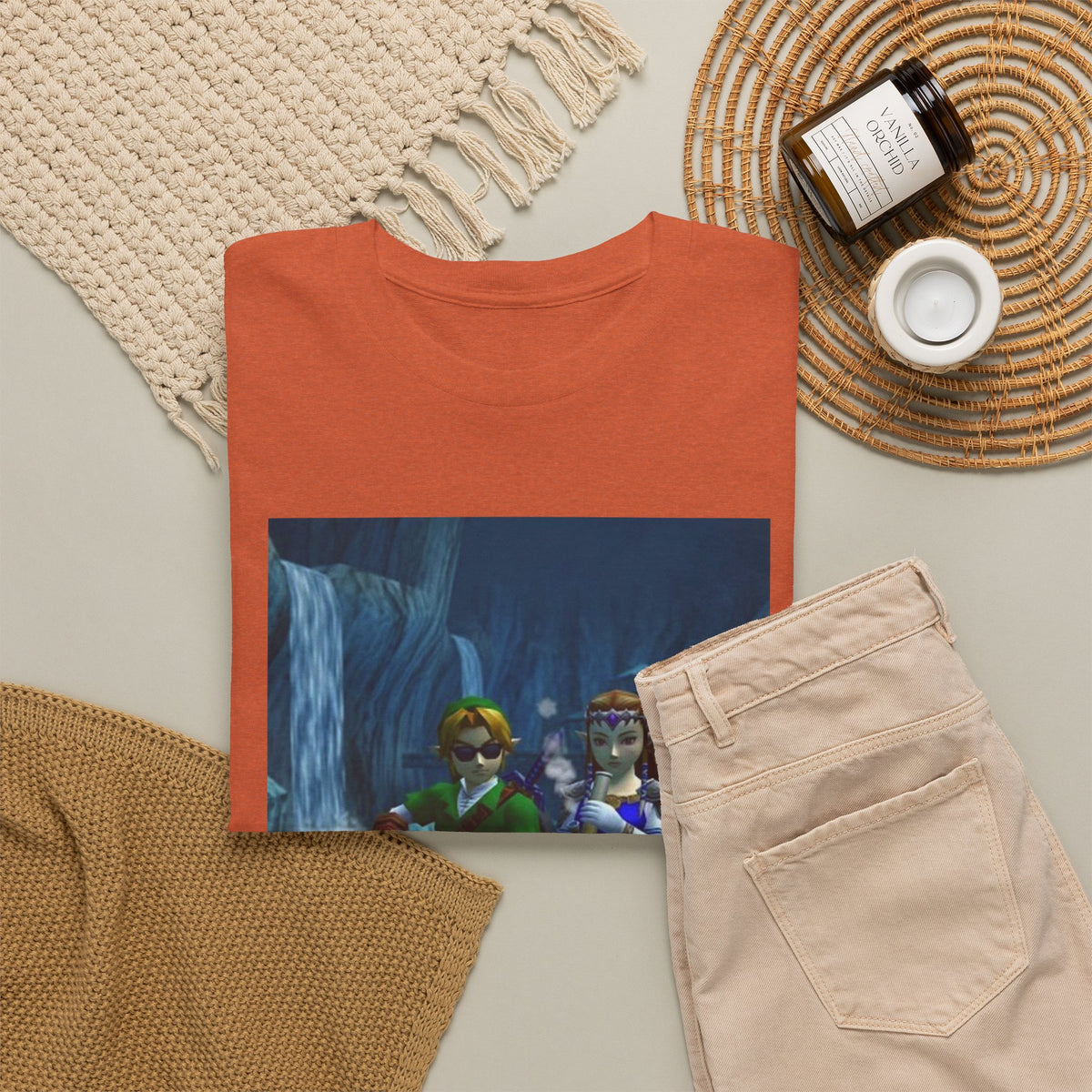 Link And Zelda Chilling With A Bong Tee