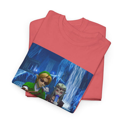 Stoner Link and Zelda Chillin' in Zora's Domain