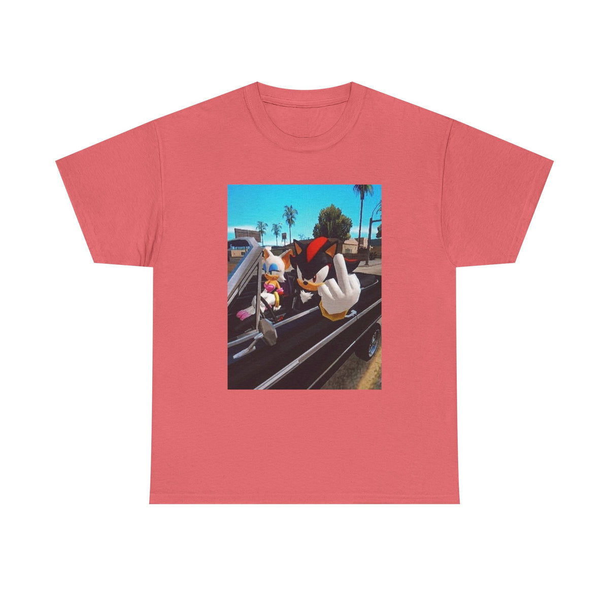 Shadow And Rouge Flipping The Bird Tee