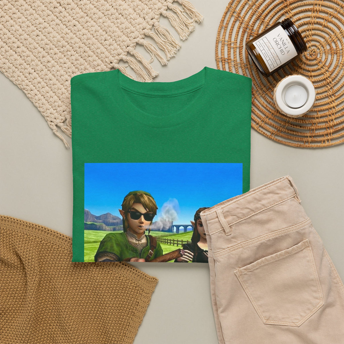 Link And Zelda Passing A Blunt Tee