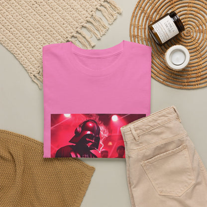Darth Vader DJ Mixing And Smoking Tee
