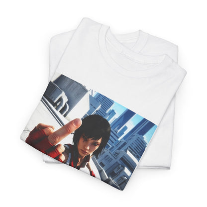 Faith Connors Flipping The Bird Rooftop Tee