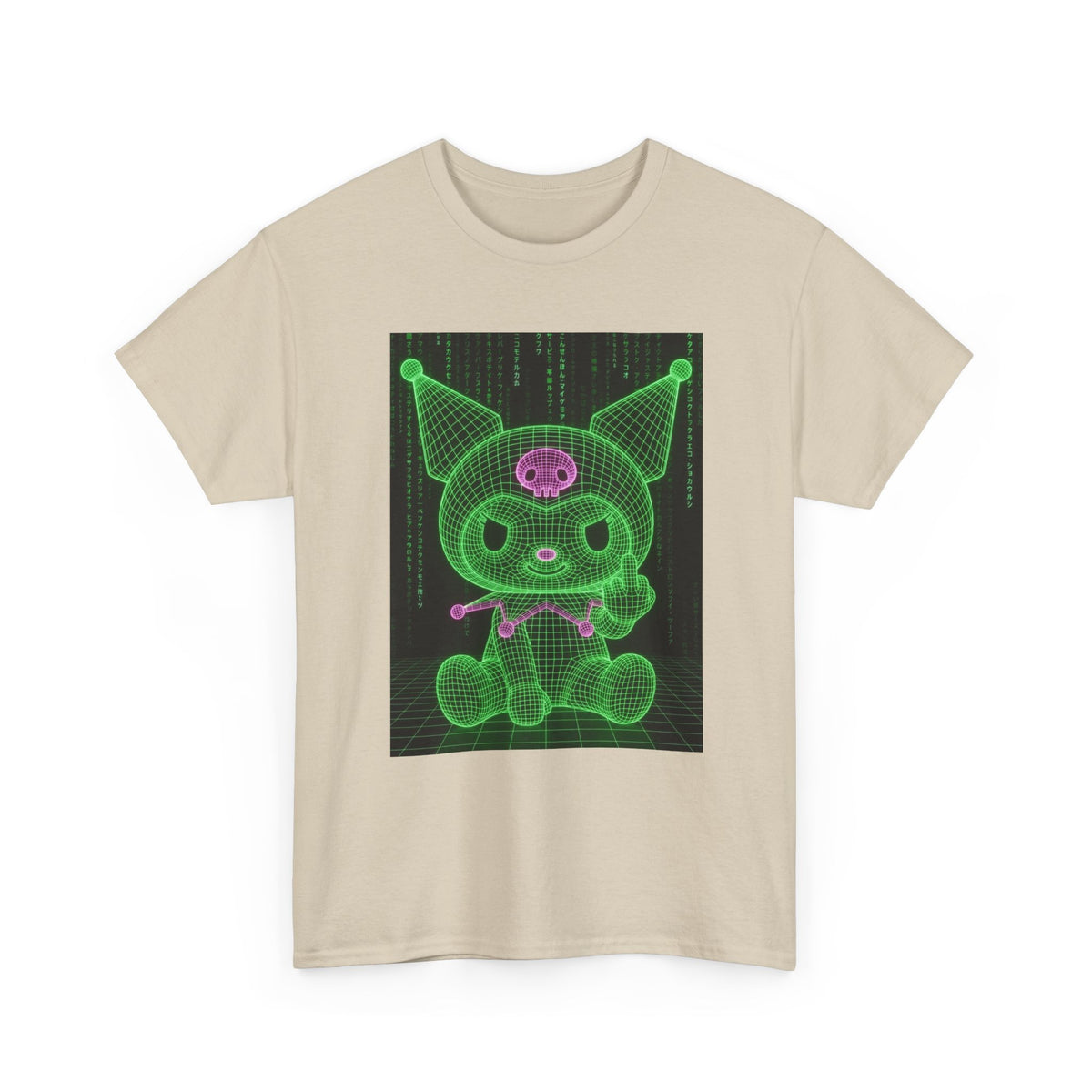 Kuromi In The Matrix Flipping The Bird Tee