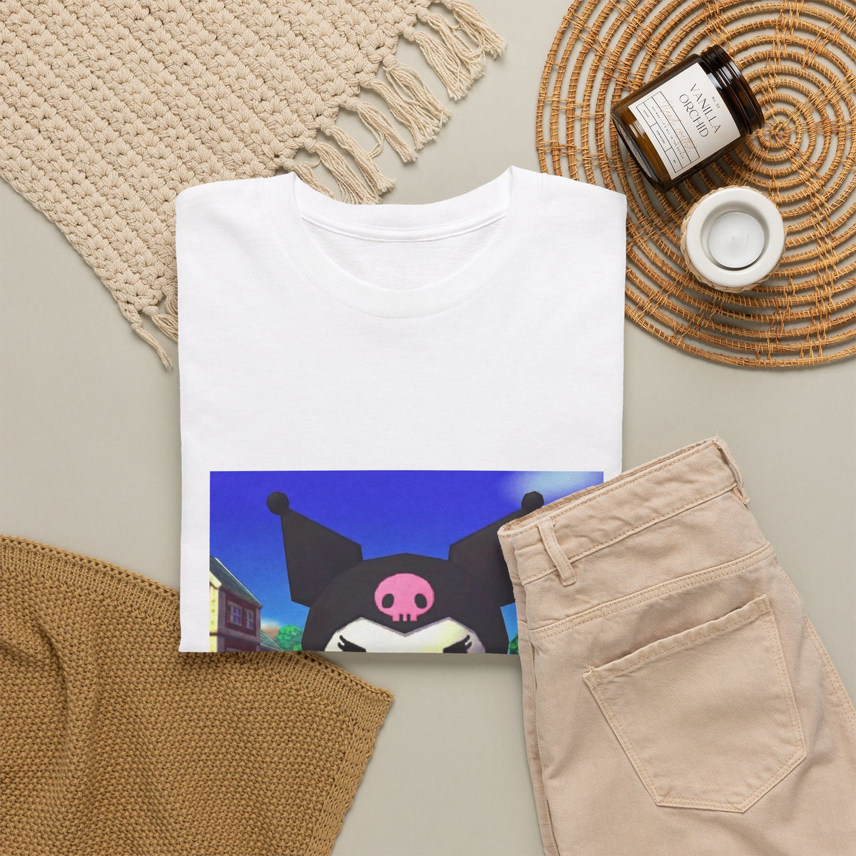 Kuromi Flipping The Bird Tee