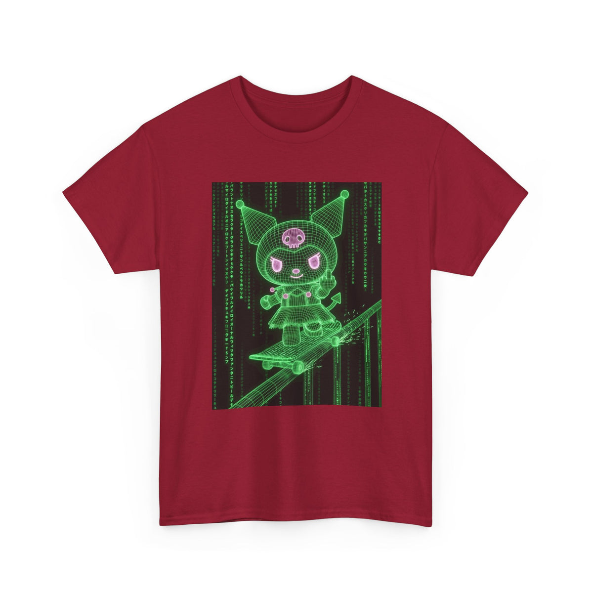 Cyberpunk Kuromi Skater Matrix Tee