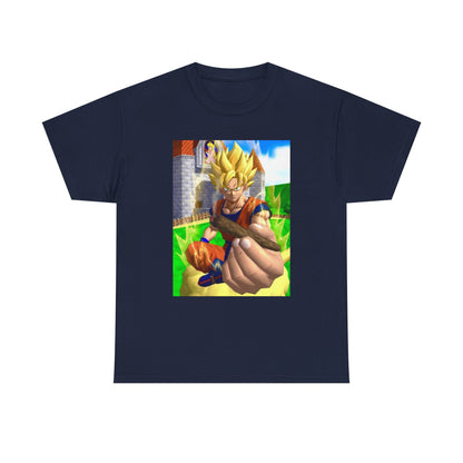 Super Saiyan Goku Holding A Blunt Tee