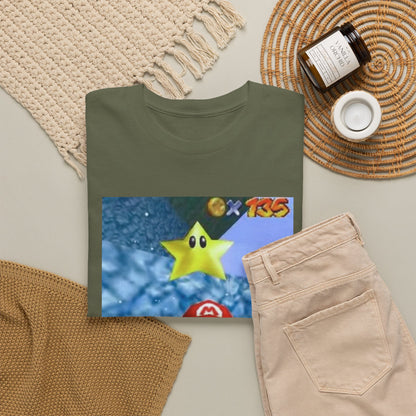 Mario Flips The Bird In Icy World Tee