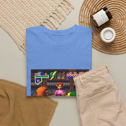 Link Buying Backwoods In Hyrule Shop Tee
