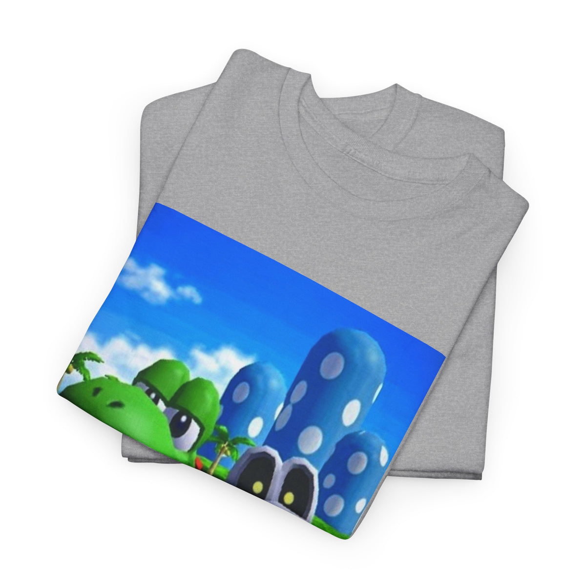 Yoshi and Dry Bones Flipping The Bird Tee (Design 4)