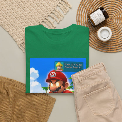 Mario's Plumber Rage Beach Tee