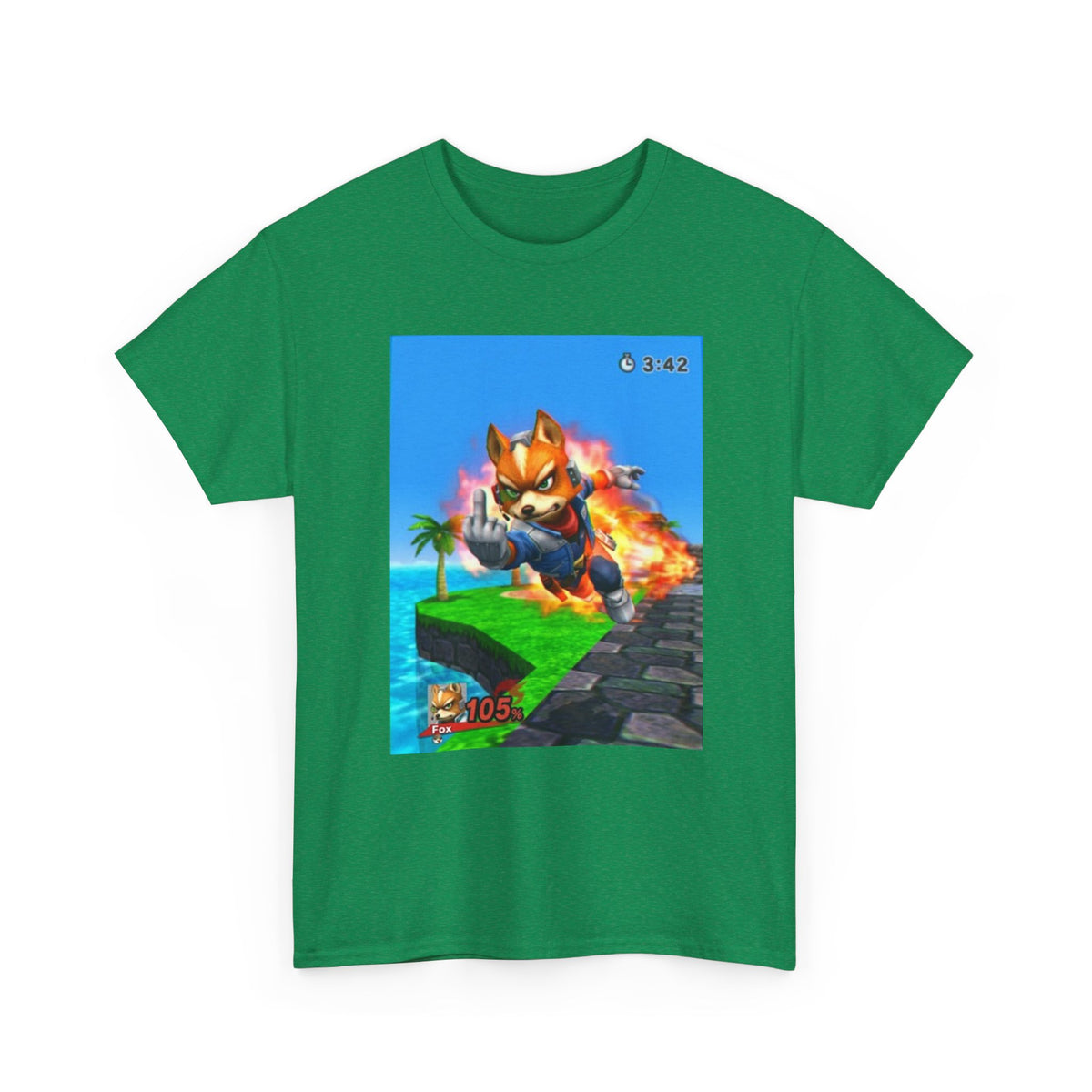 Fox McCloud Flipping The Bird Tee