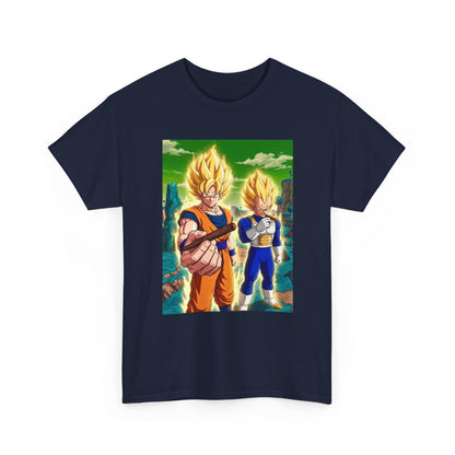 Goku and Vegeta Powering Up With Blunts