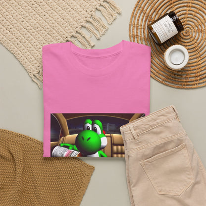 Yoshi Pouring Lean In Car Tee