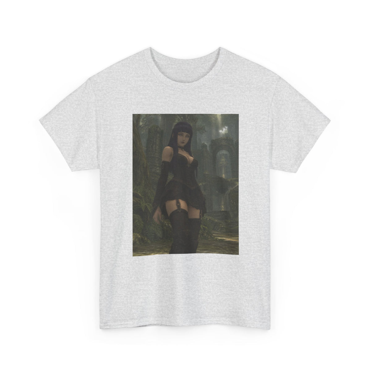 Gothic Byakugan Hinata In Ruined Forest