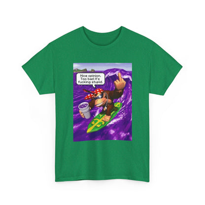 Donkey Kong Surfing Purple Wave Middle Finger