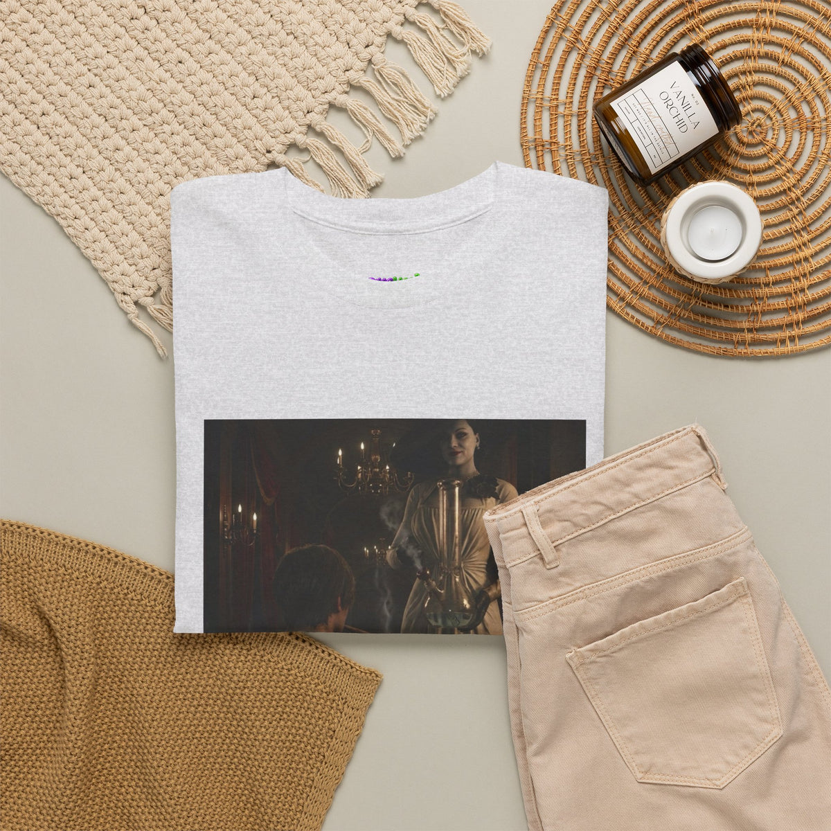 Concrete Smoke Pulse Graphic Tee