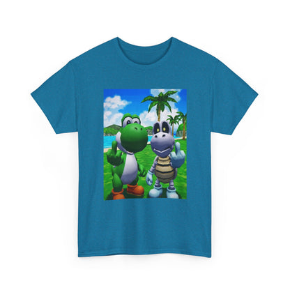Yoshi and Dry Bones Flipping Off (Design 4)