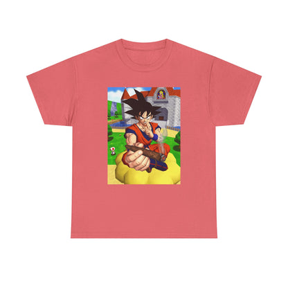 Goku Blazing On Nimbus At Mushroom Kingdom
