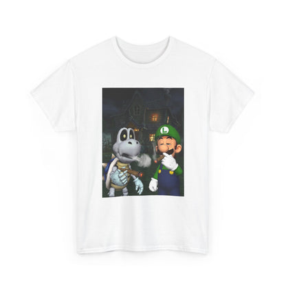 Luigi And Dry Bones Smoking Cigars Tee