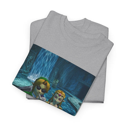 Link and Zelda Chilling and Smoking