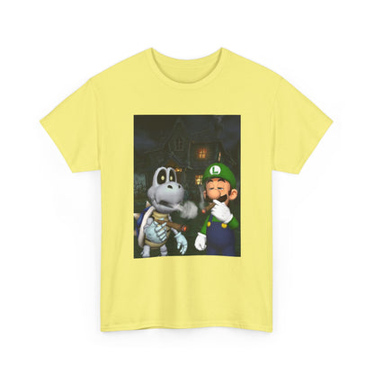Luigi And Dry Bones Smoking Cigars Tee