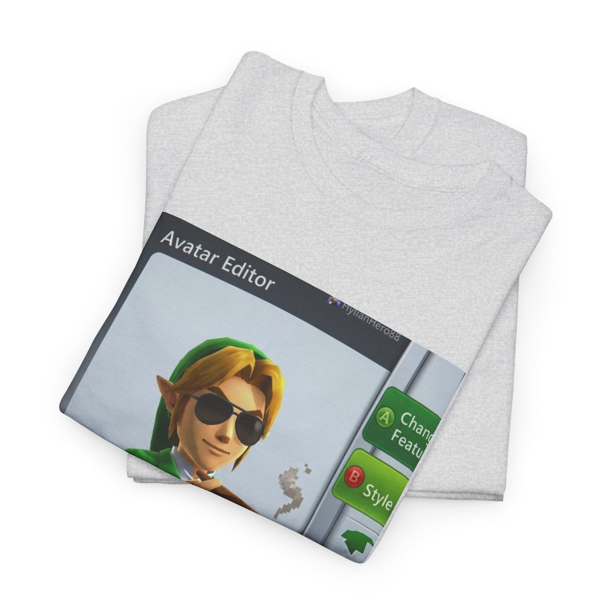 Hylian Hero Smoking A Stogie Tee