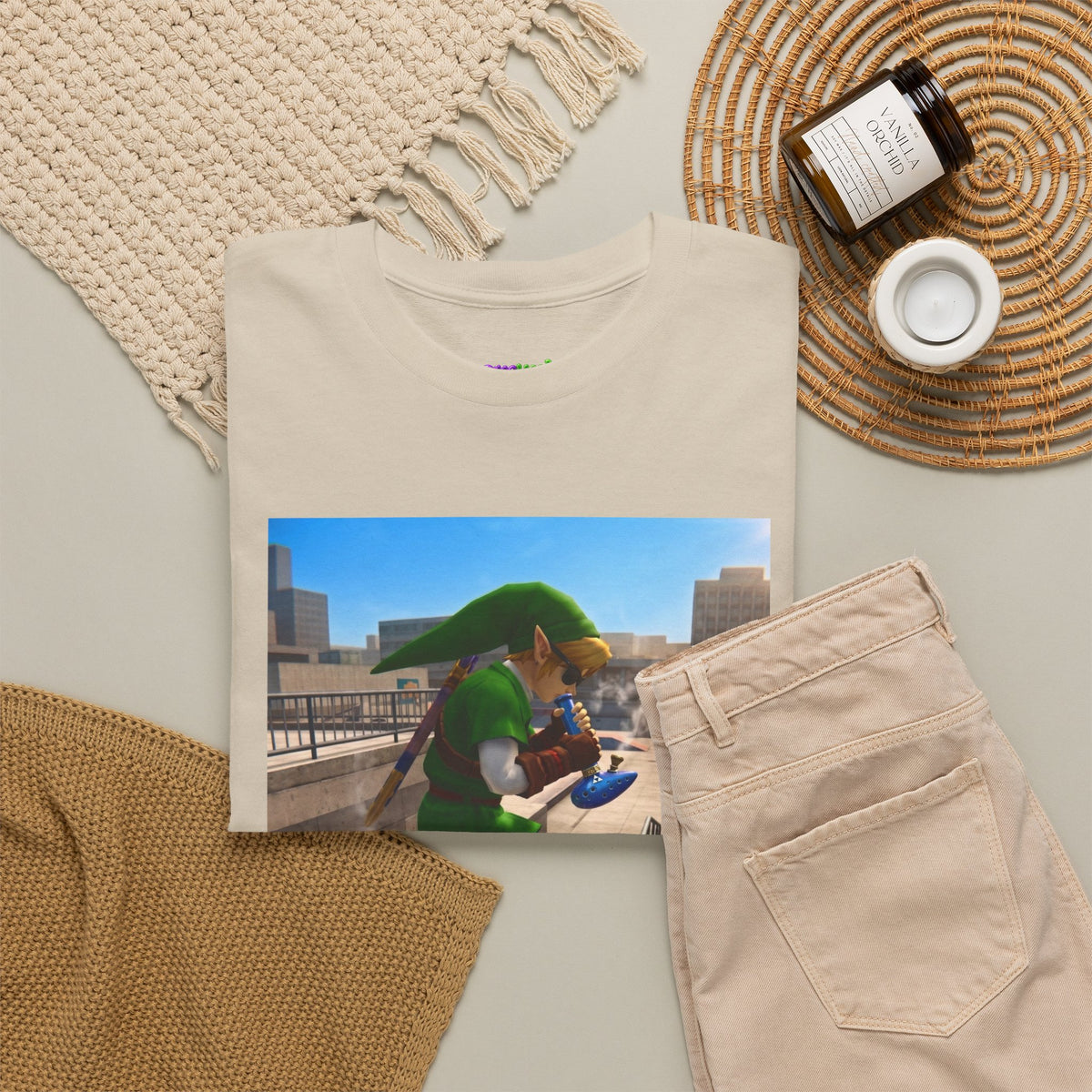 Mystic Green Vibe Graphic Tee