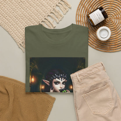 Edgy Elf Queen Flips You Off Tee