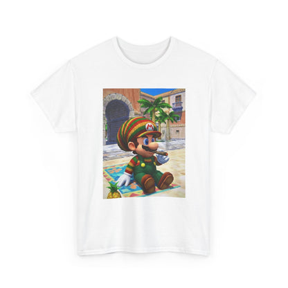 Rasta Mario Chilling With A Blunt