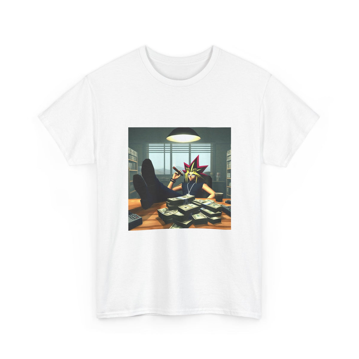 Money Face Grinning On Tee