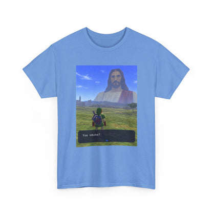Link Meets Jesus, The Ultimate Question Tee