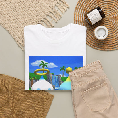 Chao Flipping Off In Paradise Tee