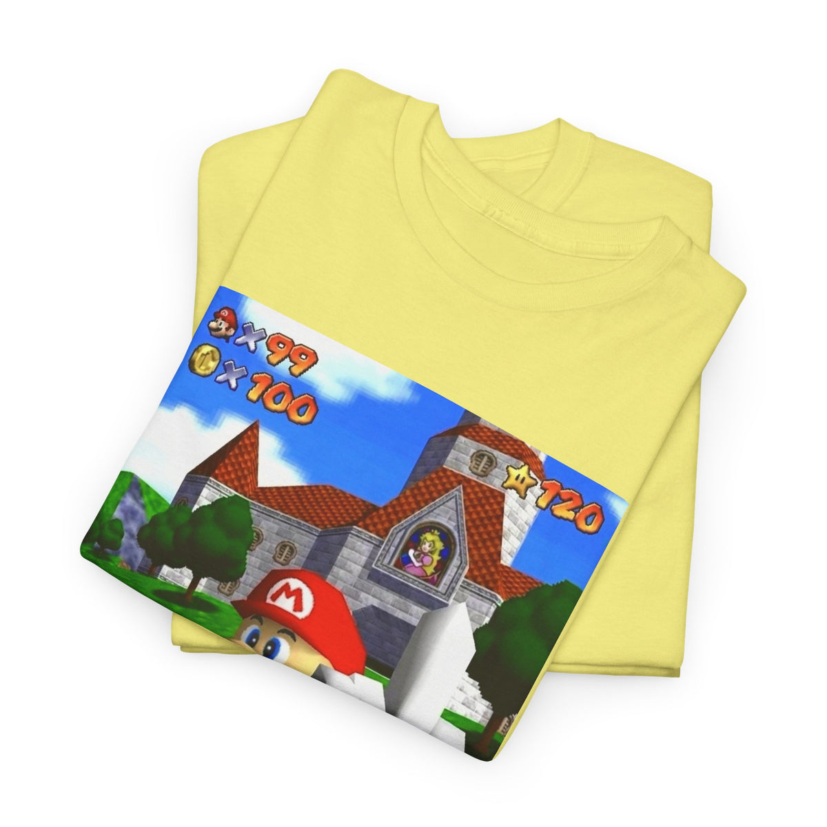 Mario Giving The Finger At Peach's Castle