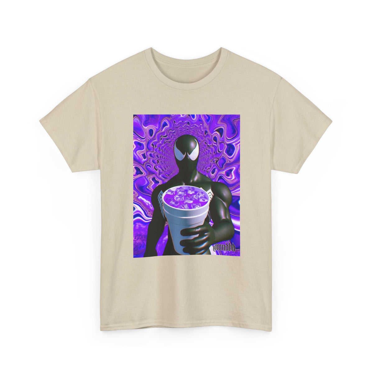 Venom Spider-Man Holding Purple Double Cup
