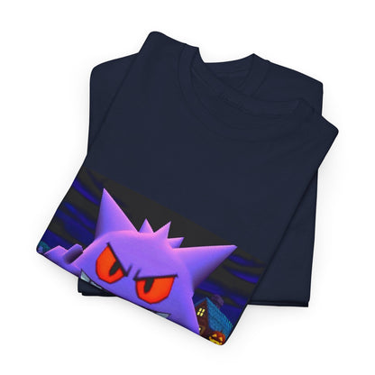 Gengar Flipping The Bird Halloween Tee