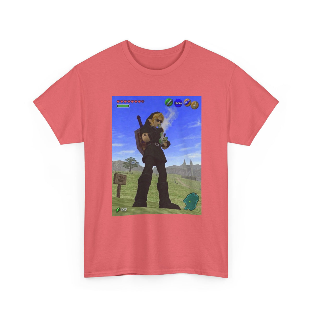 Dark Link Hitting The Bong Tee