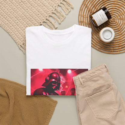 Darth Vader DJ Mixing And Smoking Tee