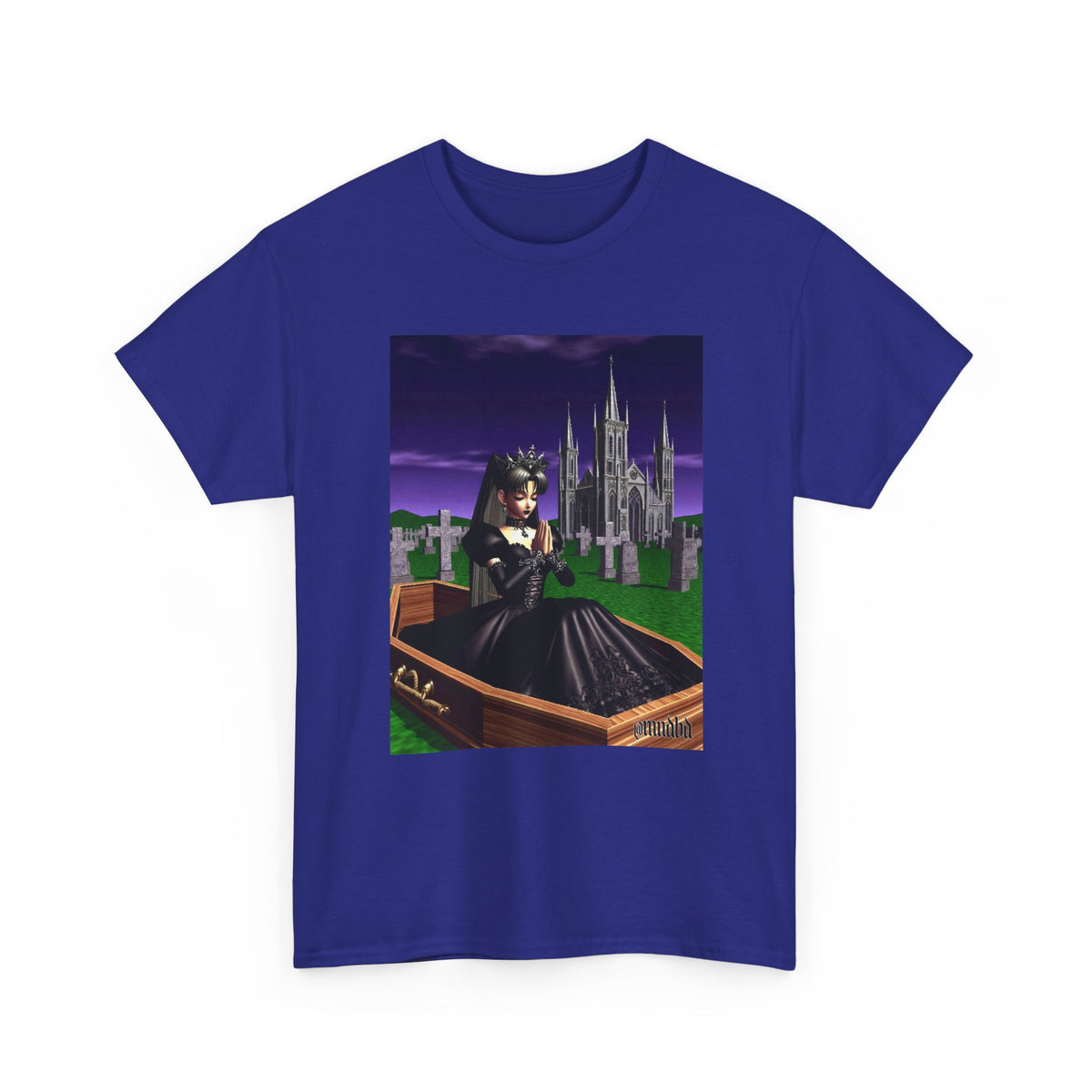 Gothic Girl Meditating In Coffin Tee
