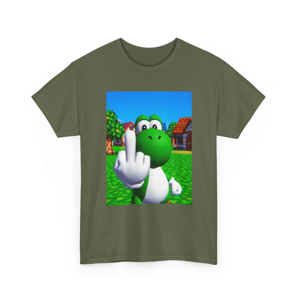 Yoshi Giving The Finger Tee (Design 6)