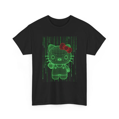 Cyber Hello Kitty Flips The Bird Tee