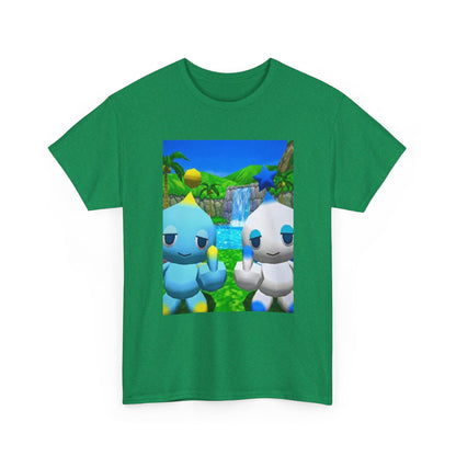Chao Flipping Middle Fingers At Waterfall